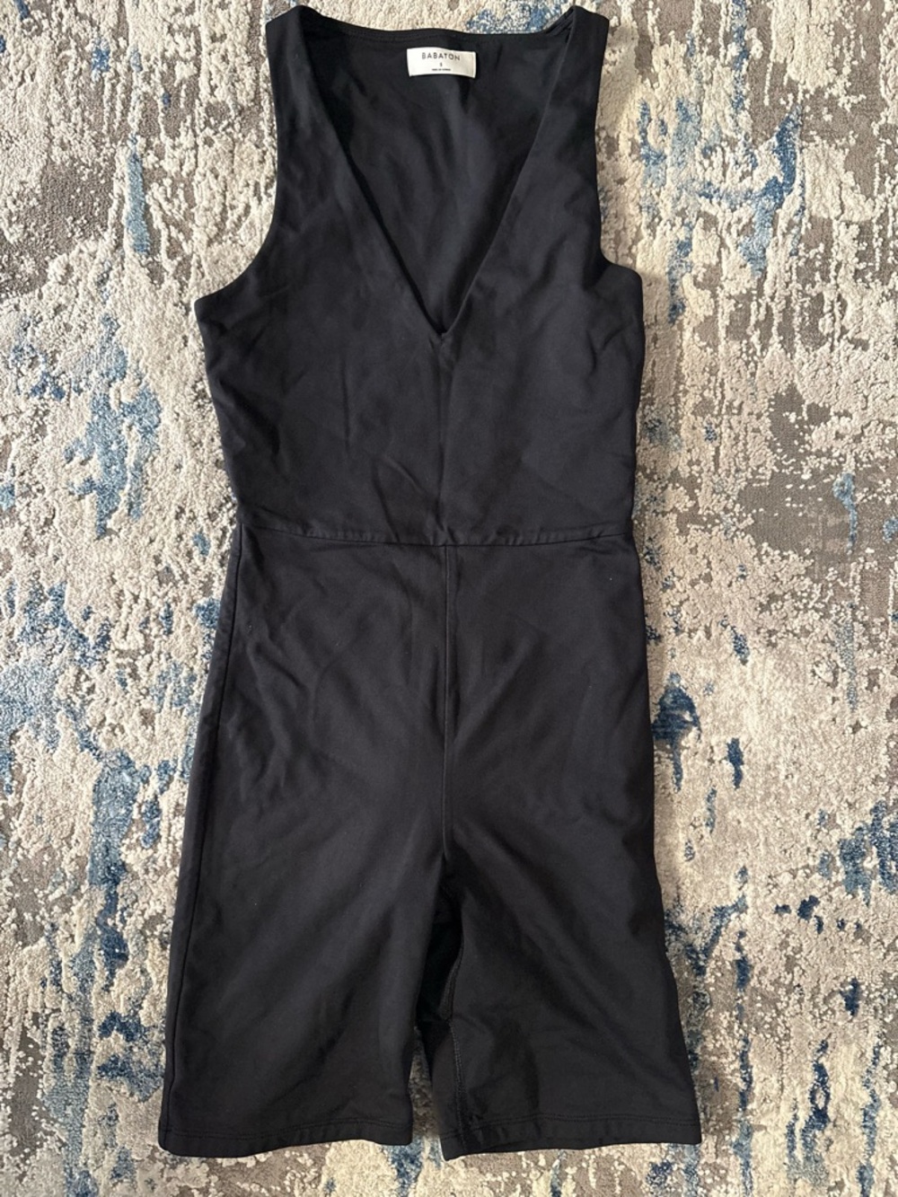 Babaton Contour Black V Neck Body Suit Small